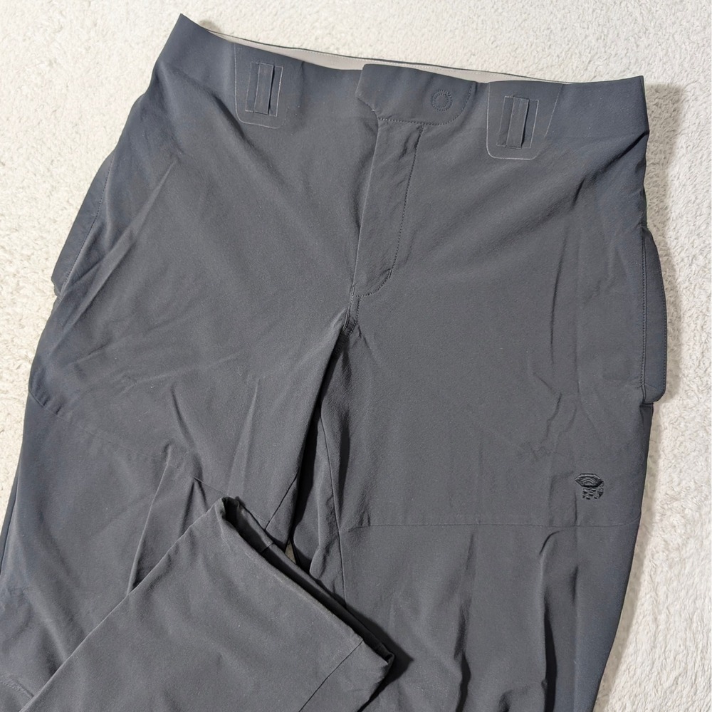 Mountain‎ Hardwear Hiking Pants Womens 8 Gray Stretch Outdoor OL1637 Articulated